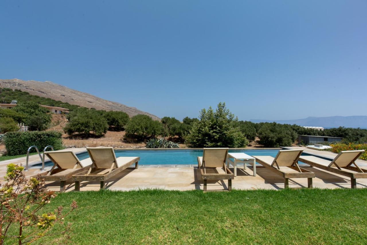 Agarathos Traditional Rooms - Pool - Kaliviani -On The Road To Balos Екстериор снимка